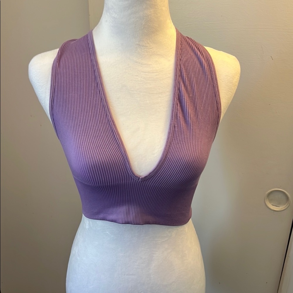 Urban Outfitters Purple Ribbed Women's Tank